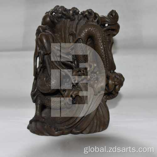 Online Auction Antiques Stone Carving of Dragon Roaring the Sea Factory